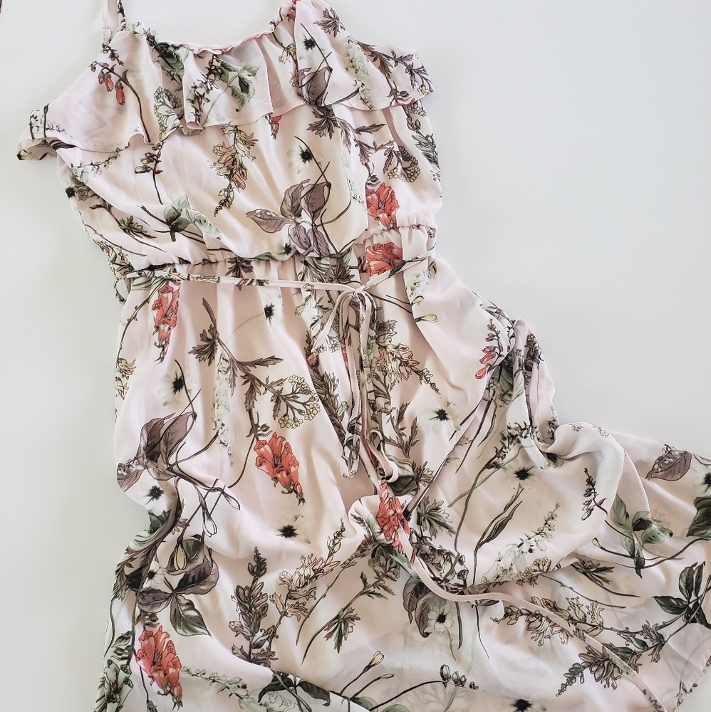 B COLLECTION by BOBEAU Maya Patterned Midi Dress - Picture 2 of 8